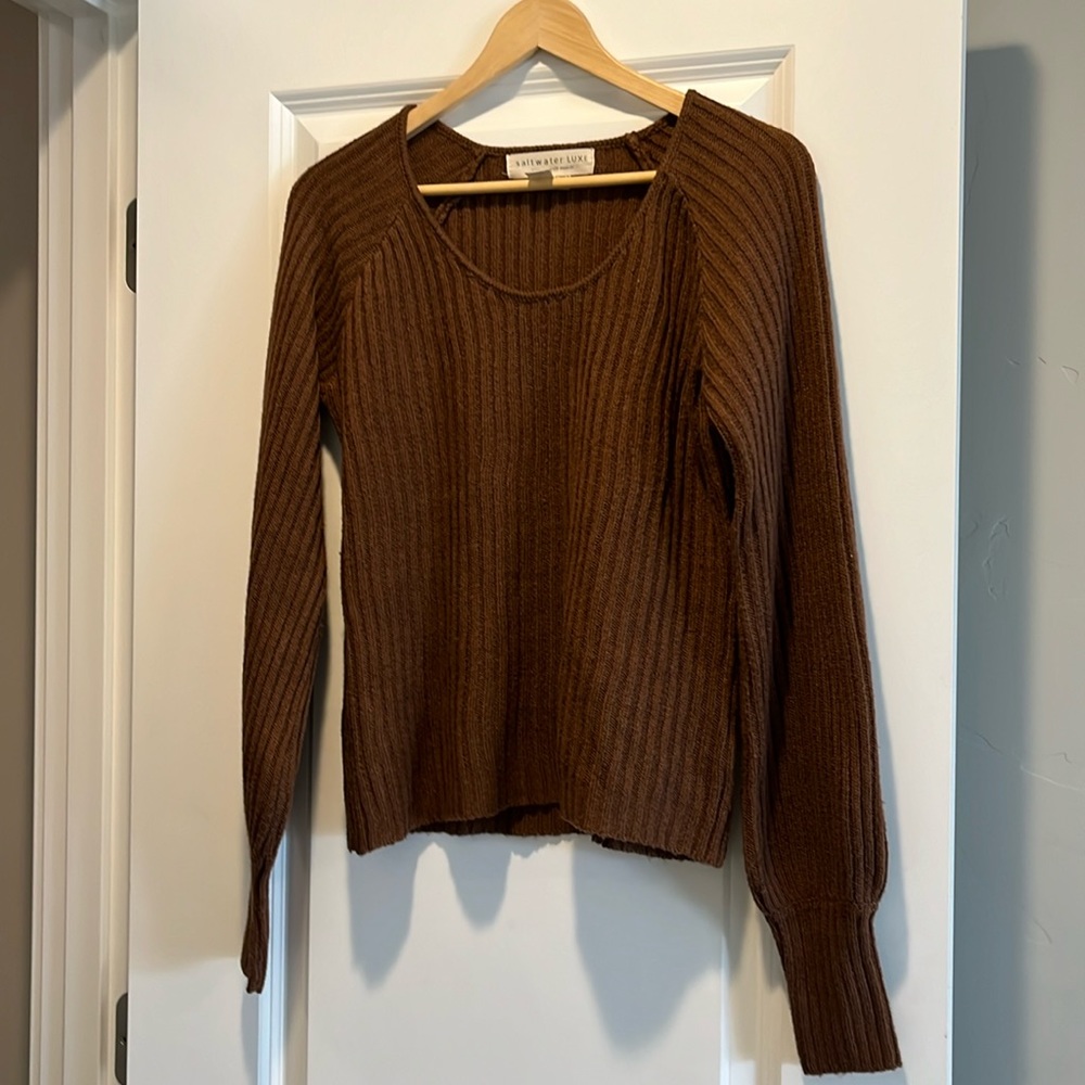 Brown Knit Sweater